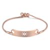 JewelOra Custom Medical Alert Bracelets for Women, Personalized Engraved Emergency Medical Bracelets Adjustable Med Alert Link Bracelet Jewelry view 1