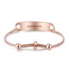 JewelOra Custom Medical Alert Bracelets for Women, Personalized Engraved Emergency Medical Bracelets Adjustable Med Alert Link Bracelet Jewelry view 2
