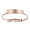 JewelOra Custom Medical Alert Bracelets for Women, Personalized Engraved Emergency Medical Bracelets Adjustable Med Alert Link Bracelet Jewelry view 3