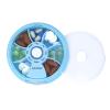 4PCS Pill Organizer Pill Cases Weekly Cute Round Pill Box Travel Pill Container Portable Small Medicine Organizer view 3