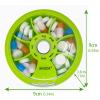 4PCS Pill Organizer Pill Cases Weekly Cute Round Pill Box Travel Pill Container Portable Small Medicine Organizer view 4