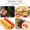 100 Pcs Disposable Square Palm Bowls Palm 4.3 x 3.94 Inch Leaf Bowls Bamboo Disposable Plates Square Wood Plates for Birthday Party, Wedding Events, Appetizer, Dessert, Catering and Home Use view 3