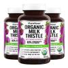 FarmHaven USDA Organic Milk Thistle Capsules | 30X Concentrated Seed Extract & 80% Silymarin Standardized - Supports Liver Function and Overall Health | Non-GMO | 360 Vegan Capsules view 1