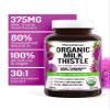 FarmHaven USDA Organic Milk Thistle Capsules | 30X Concentrated Seed Extract & 80% Silymarin Standardized - Supports Liver Function and Overall Health | Non-GMO | 360 Vegan Capsules view 3