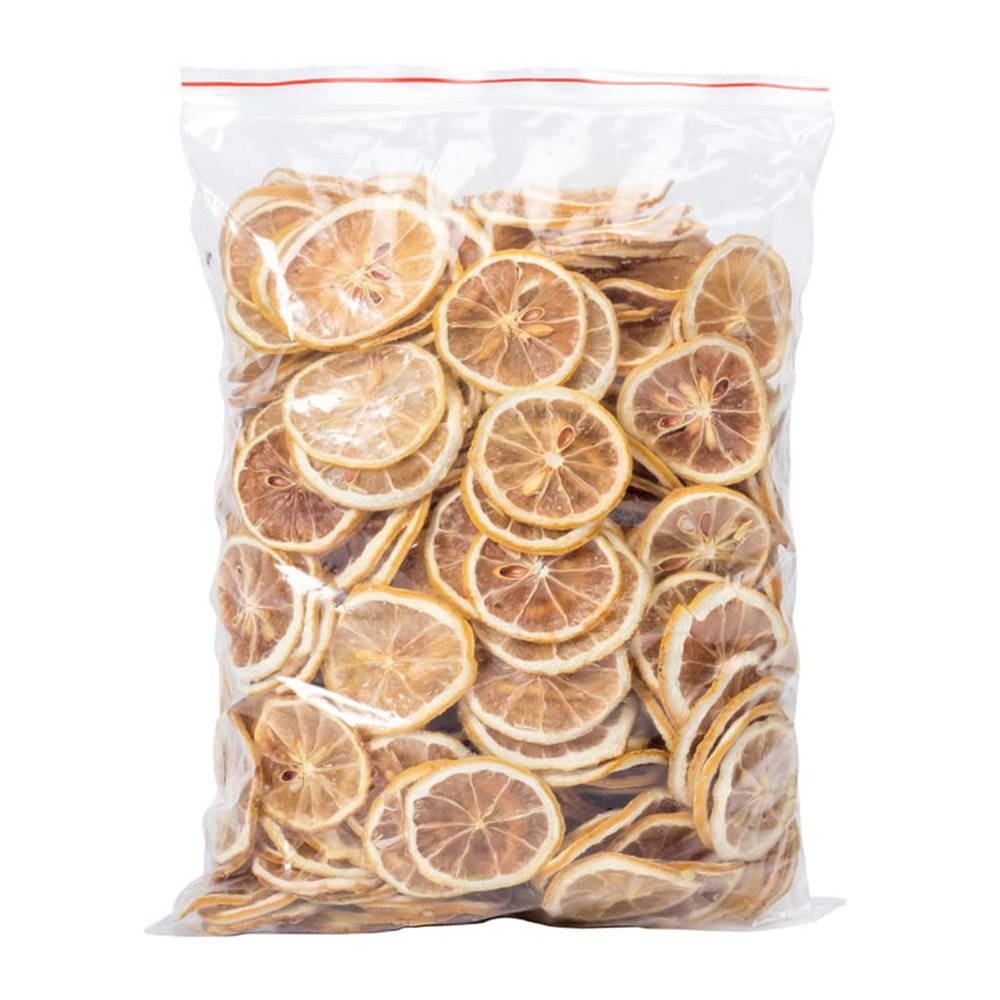 SXET Dried Lemon Slices, 250g/8.8oz Sun-dried Dehydrated Wheels, No Additive, Great for ation  1 count