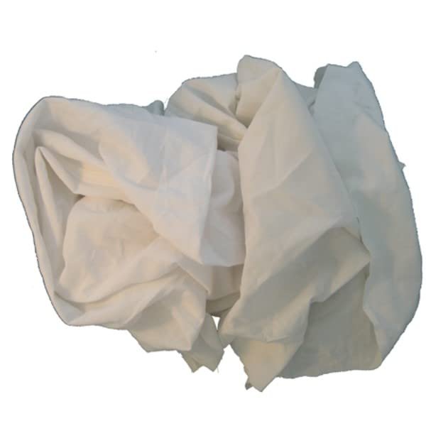 Terry Towels White Sheeting Wiping Rags - 5 lb.