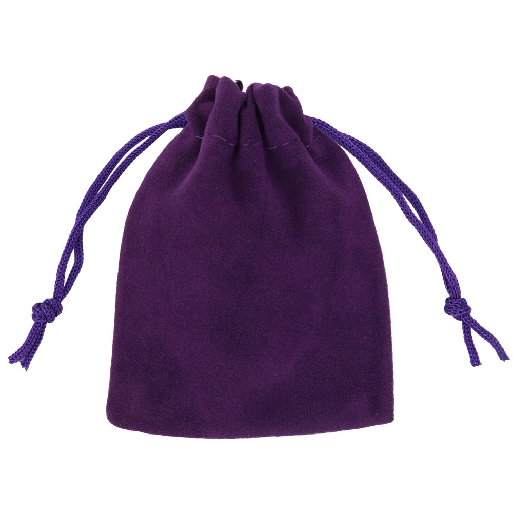 Trimming Shop 10pcs Velvet Bags with Drawstring - Small Purple Velvet Gift Bags Wedding Party Favor Bags Jewelry Pouches for Christmas, Birthday, Anniversary Party Supplies, DIY Craft, 7x9cm
