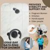 Grab Bar Specialists Horseshoe for Bathtub & Shower Valve / ADA Safety Handrail / Elderly Handicap / 304 Stainless Steel / Matte Black / 12'' x 10'' (LL-2010) view 2