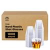 Comfy Package [Case of 1,000 5 oz. Hard Plastic Tumblers, Clear Plastic Cups - Plastic Cups for Party, Cocktails, and Events view 1