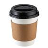 Comfy Package [Case of 300 12 oz. Disposable Coffee Cups with Lids and sleeves - To Go Paper Hot Cups for Travel and Office Use view 2
