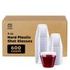 Comfy Package [Case of 600 9 oz. Hard Plastic Tumblers, Clear Plastic Cups - Plastic Cups for Party, Cocktails, and Events view 1