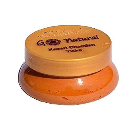 Sandalwood Tika Kesari Puja Chandan Paste for Daily use or Holi 100 Gram pack of 2