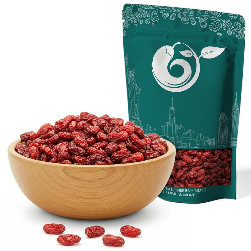 NY SPICE SHOP Natural Barberry Fruit - 16 Ounces Whole Barberry Grape, Antioxidants Rich Ideal Source of Vitamin, Tasty Dried Barberries  Barberries Dried, Whole, Plump, Fresh Zereshk Barberries