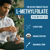 Organic Methyl Folate 1000 mcg + Methyl B12 Cofactor (300 Servings)  Metabolically Active 5-MTHF Form, Organic Berry Flavor, Liquid Sublingual Form  Mood, Cognition, Methylation, Pregnancy (1oz) view 2