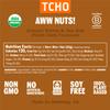 TCHO Aww Nuts! Dark Chocolate Bars (5 pack) | Single Origin, Plant Based, Organic & Fair Trade, | Non GMO, Non-Dairy, Vegan, Soy Free (2.5oz each) view 2