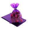 CC wonderland zone Purple Cellophane Treat Bags - 50 Pack Gift Cello Plastic Bags with Ties,for Candy Cookie Goodie Party Favors,6x9 inch view 1