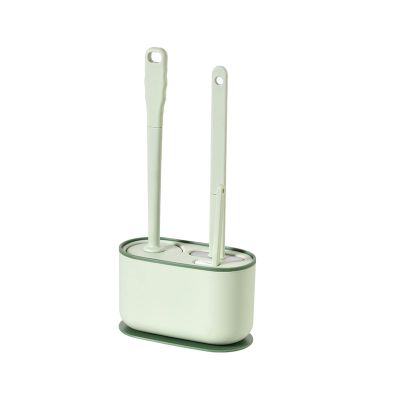 TOMYEUS Toilet Brush Toilet Brush Household Toilet Brush Cleaning Toilet Wall-Mounted Toilet Brush Toilet Toilet Brush Toilet Accessories (Color : Green)