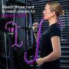 Shrdaepe Massage Trigger Point Cane, Muscle Release Tool Self Massage Hook Cane, Handheld Back, Neck, Shoulder, Leg and Feet Massager Rod, Body Deep Tissue Gifts for Men & Women, Purple view 2