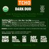 TCHO Dark Duo 75% Dark Chocolate Bars (5 pack) | Plant Based, Organic & Fair Trade | Non GMO, Non-Dairy, Vegan Chocolate, Soy Free (2.1oz each) view 2