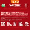 TCHO Toffee Time 53% Oat-Milk Chocolate Bars (5 pack) | Plant Based, Organic & Fair Trade | Non GMO, Non-Dairy, Vegan Chocolate, Soy Free (2.1oz each) view 2