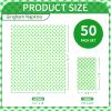 DYLIVeS Green Gingham Napkins, Green and White Checkered Guest Towel Plaid Party Napkins Disposable Paper Hand Towels for Luncheon, Dinner, Picnic, Birthday, Easter, Graduation Party, 3-Ply, 50 Pcs view 2