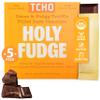 TCHO Holy Fudge 75% Dark Chocolate Bars (5 pack) | Single Origin Ghana, Dairy Free, Organic & Fair Trade | Non-GMO, Vegan, Soy Free, Gluten Free (2.1oz each) view 1