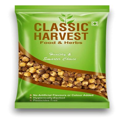 BBRATS Healthy and Nutritious Roasted Chana (Chickpea)/ BHUNA Chana / Unsalted Roasted Chana Whole with Skin 1500g (Pack of 3, 500 gm Each)