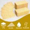 DYLIVeS Yellow Gingham Napkins, Yellow and White Checkered Guest Towel Plaid Party Napkins Disposable Paper Hand Towels for Luncheon, Dinner, Picnic, Birthday, Easter, Graduation Party, 3-Ply, 50 Pcs view 3