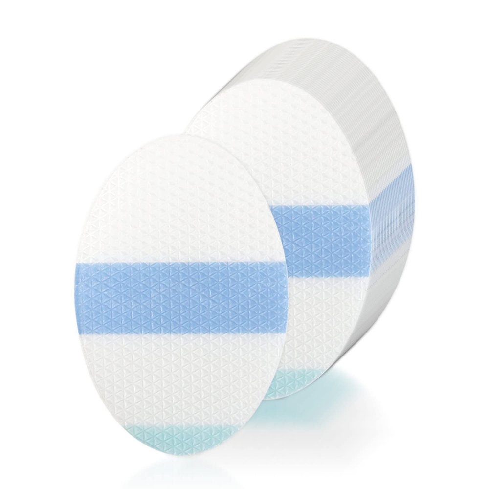 30Pcs Shower Waterproof Patches 4.4x6.8cm/1.7x2.7in, Transparent Adhesive Waterproof Ear Patch, Breathable Waterproof Transparent Dressing, Bandage Protective Patch (Oval)