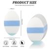 30Pcs Shower Waterproof Patches 4.4x6.8cm/1.7x2.7in, Transparent Adhesive Waterproof Ear Patch, Breathable Waterproof Transparent Dressing, Bandage Protective Patch (Oval) view 2