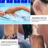 30Pcs Shower Waterproof Patches 4.4x6.8cm/1.7x2.7in, Transparent Adhesive Waterproof Ear Patch, Breathable Waterproof Transparent Dressing, Bandage Protective Patch (Oval) view 4