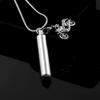 BIAIHQIE Stainless Steel Cremation Ashes Pendant Jewelry for Human Blank Urn Neckace with Motorcycle view 3