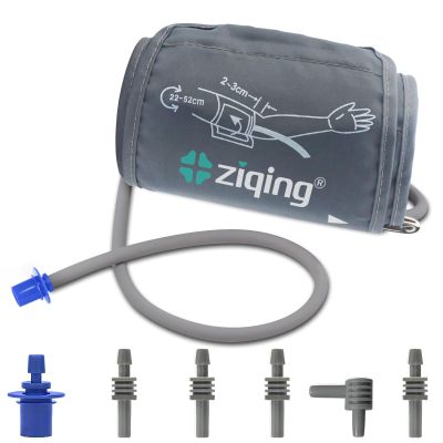 Blood Pressure Cuff Arm 8.7-20.5 Inch (22-52CM) - Extra Large Bp Cuff with 6 Different Blood Pressure Connectors are Compatible with Almost All Bp Monitors