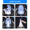 100 Bedside Commode Liners Bags for Commode Toilet - Leak Proof & Odorless Potty Liners for Portable Potty Chair Liners - Potty Bags for Portable Toilet Bag - Bedside Toilet Liners Disposable Adult view 3