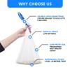 100 Bedside Commode Liners Bags for Commode Toilet - Leak Proof & Odorless Potty Liners for Portable Potty Chair Liners - Potty Bags for Portable Toilet Bag - Bedside Toilet Liners Disposable Adult view 4