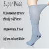 COIYUFUX Extra Wide Diabetic Socks For Bariatric Swollen Feet, Men Women Fracture Air Cast Walking Boot Liner Edema Foot Ankle Leg view 3