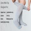 COIYUFUX Extra Wide Diabetic Socks For Bariatric Swollen Feet, Men Women Fracture Air Cast Walking Boot Liner Edema Foot Ankle Leg view 4