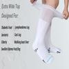 COIYUFUX Extra Wide Knee High Diabetic Socks For Men Women Calf Walking Boot Bariatric Lymphedema view 3