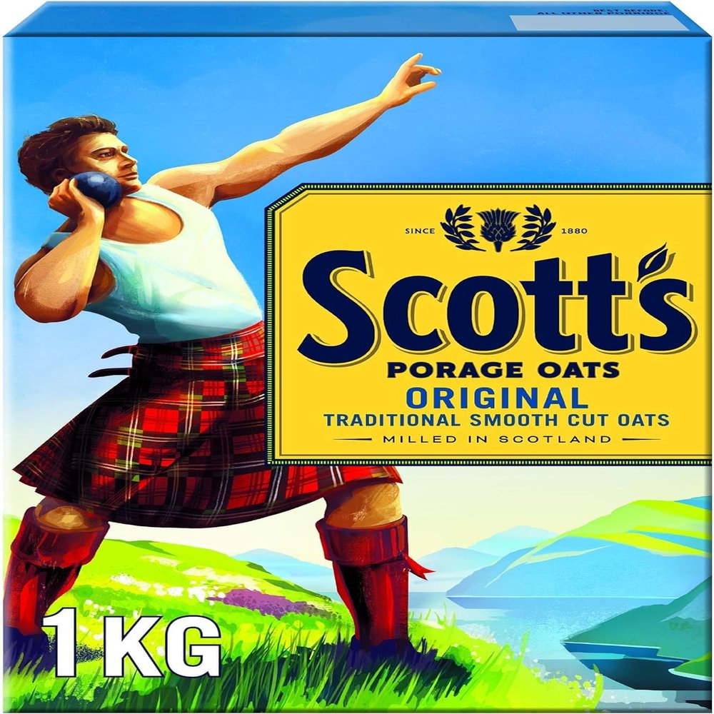 2 Set of 2 - Scott's Porage Oats Original (1Kg)