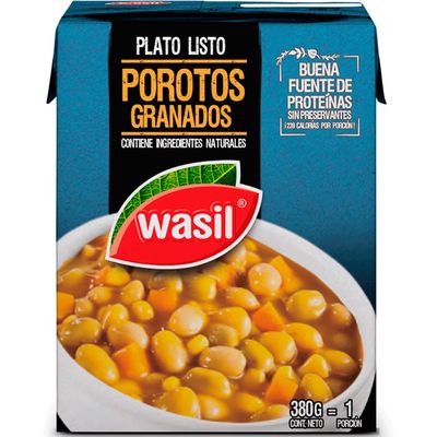 Wasil Porotos granados , plato listo 380 grs from Chile
