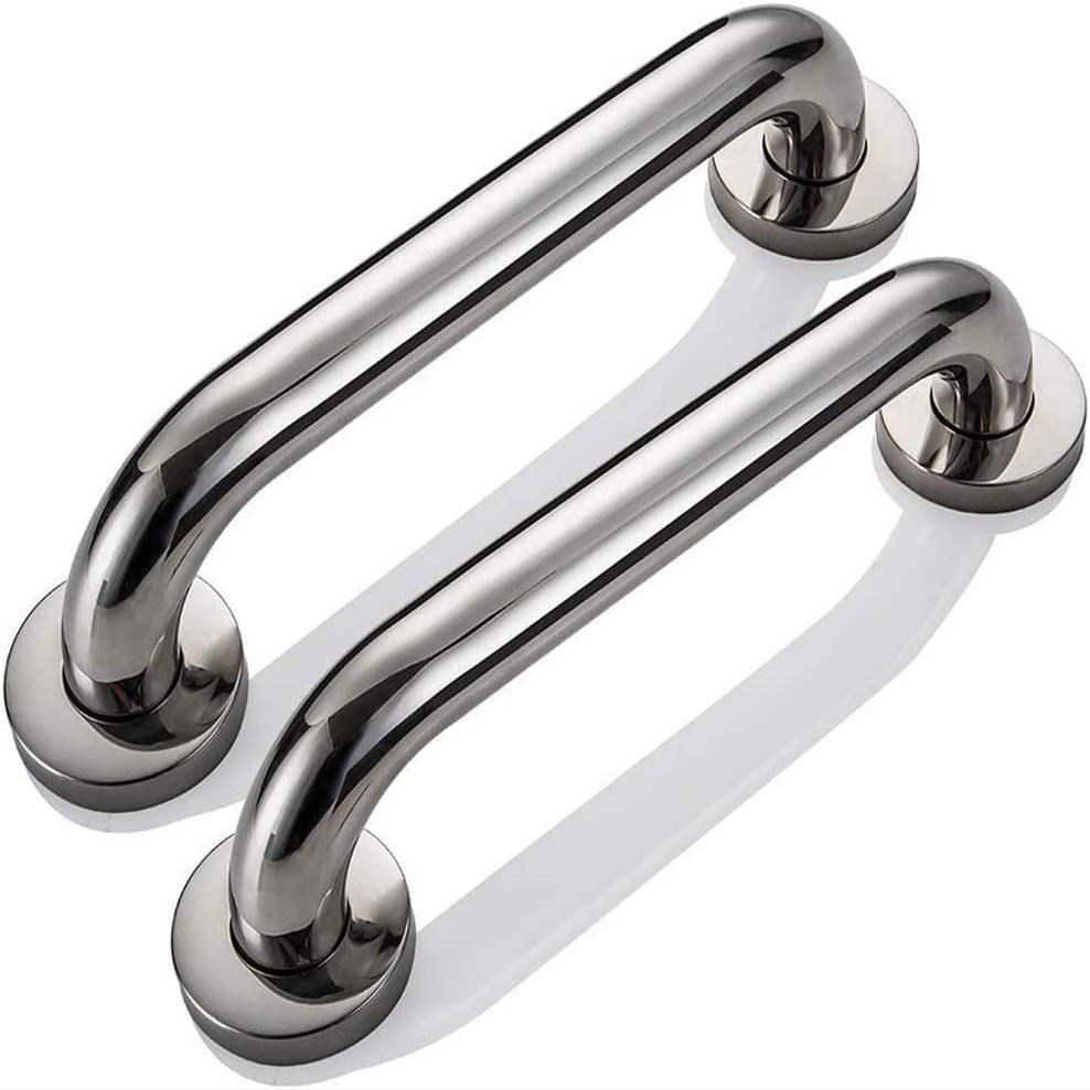 2 Pack Safety Support Grabfor Showers and Walls, Stainless Steel Grab Bars for Bathroom, Handfor Handicap, Elderly, Disabled,60cm Bathtub Handle