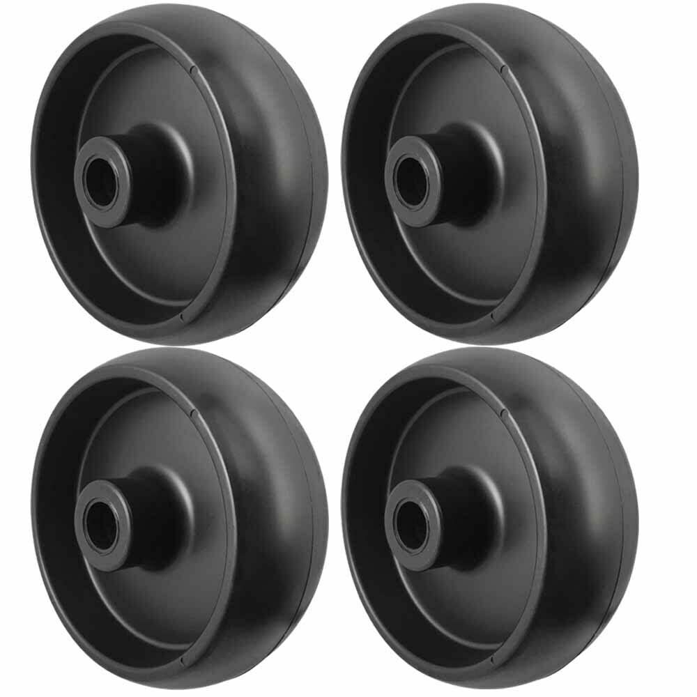 4 pcs Deck Wheels for - GX10168 72-119 210-051 11819 102 115 145 155C 190C G100 G110 L100 L105 L107 L108 L111 L120 LA100 LA105 LA110 LA115 LA120 LA125 LA130 LA135 LA145 LA150 - Plastic Deck Wheel