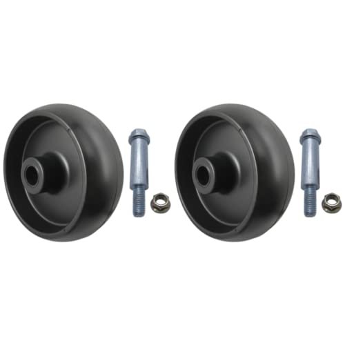 2 pcs Deck Wheel & Hardware for - GX10168 GX21012 14M7400 72-119 210-051 11819 102 115 145 155C 190C G100 G110 L100 L105 L107 L108 L111 L120 LA100 LA105 LA110 LA115 LA120 LA125 LA130 LA135 LA145