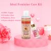forvirness Natural Feminine Wash Yoni Oil Set, Body Cleanser with Cleaning Factor, Yoni Wash for Women pH Balance,1 fl.oz Peach Feminine Oil & 6.7 fl.oz Intimate Cleanser view 2