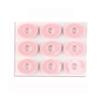 cn herb Pink Latex Coated Corn Stick Anti-wear Foot Small Round Sticker (small oval) view 1
