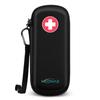 MEDMAX Epipen Medical Carrying Case, Hard Shell EVA Shock Absorption Travel Medication Organizer Bag Emergency Medical Pouch Holds 2 EpiPens, Asthma Inhaler, Auvi-Q, Allergy Supplies (Black) view 1