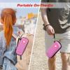 MEDMAX Epipen Medical Carrying Case, Hard Shell EVA Shock Absorption Travel Medication Organizer Bag Emergency Medical Pouch Holds 2 EpiPens, Asthma Inhaler, Auvi-Q, Allergy Supplies (Pink) view 4