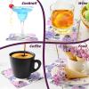 Hotop 200 Pack Purple Hydrangea Napkins for Guests Mother's Day Floral Butterfly Napkins Disposable Dinner Hand Towels Decorative Flower Bathroom Paper Towels for Wedding Birthday Party view 4