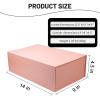 YINUOYOUJIA Pink Gift Boxes with Lid,14"x9"x4.5" Magnetic Gift Box with Ribbon,Cards and Envelopes for Presents,Great for Wedding,Birthdays,Crafting,Gift Packaging. view 2