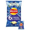 3 Set - Walkers Crisps - Cheese & Onion (6x25g) view 1